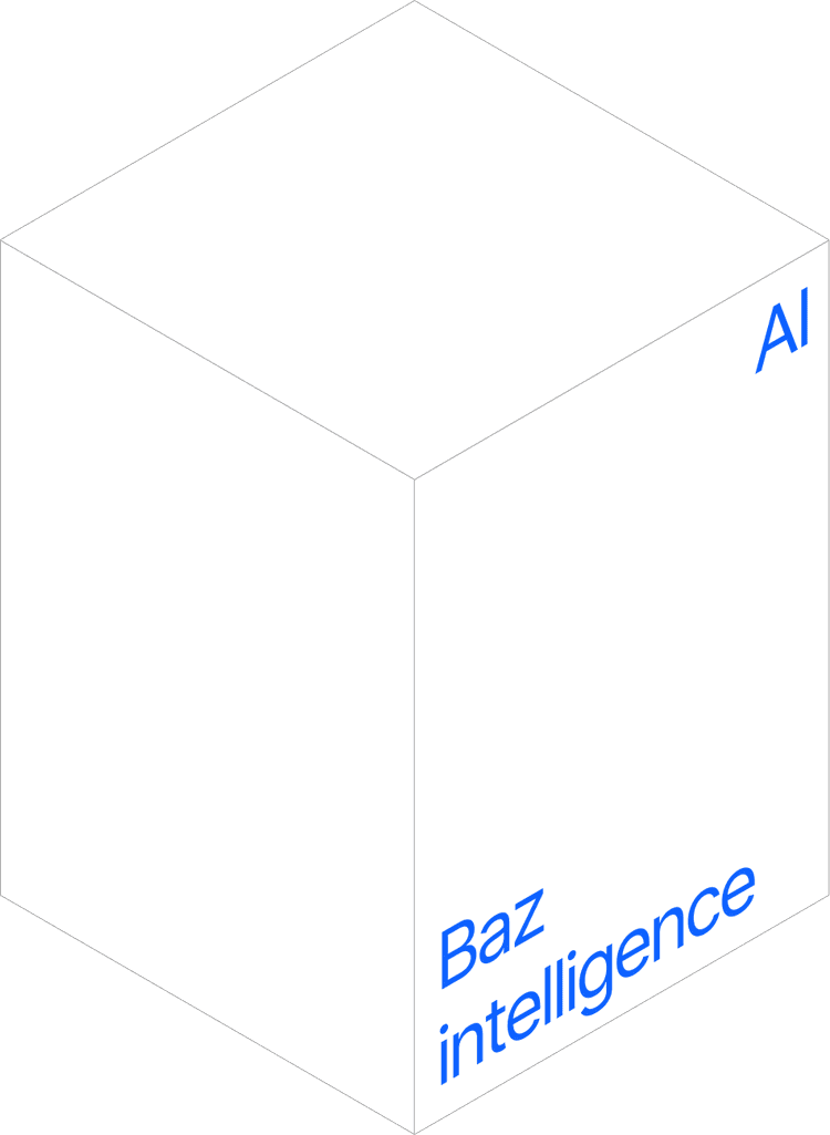 Baz Intelligence logo white